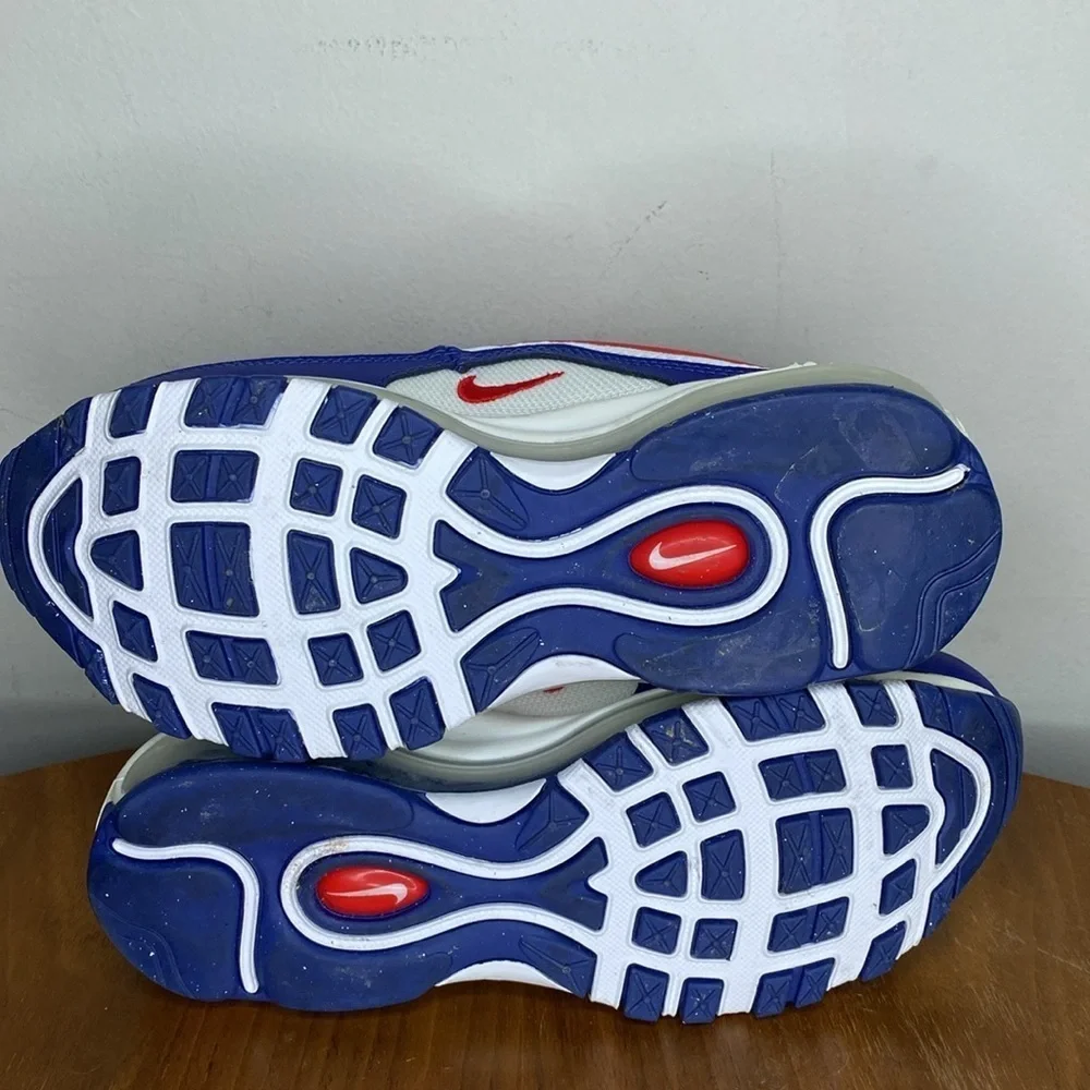 Nike Kids Sneakers in Blue, Red, and White